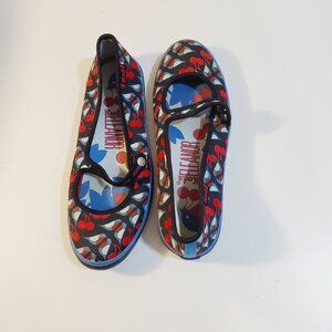 Keds Eleanor Cherry Birds Slip On Mary Jane Flat Shoes Size 6